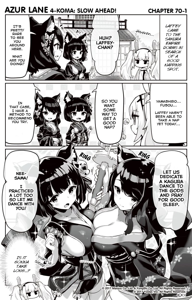 Azur Lane 4-Koma: Slow Ahead - Chapter 70