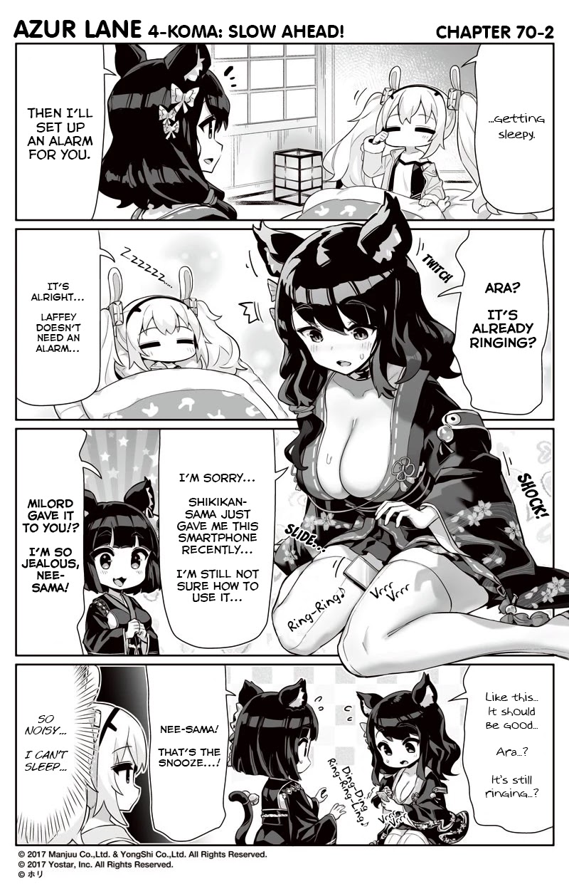 Azur Lane 4-Koma: Slow Ahead - Chapter 70