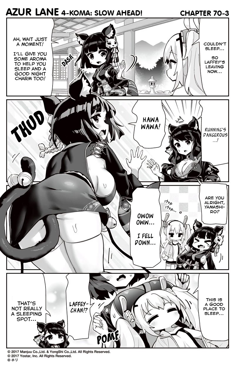 Azur Lane 4-Koma: Slow Ahead - Chapter 70