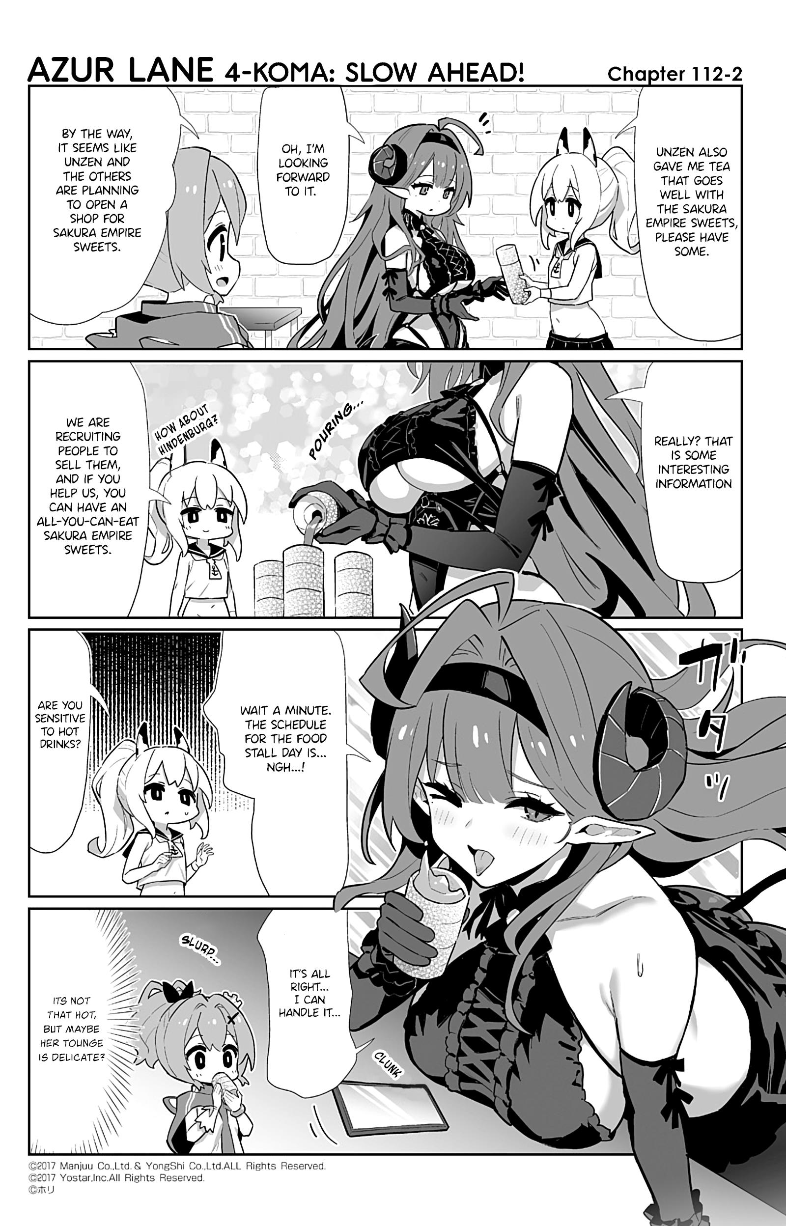 Azur Lane 4-Koma: Slow Ahead - Chapter 112: Hindenburg