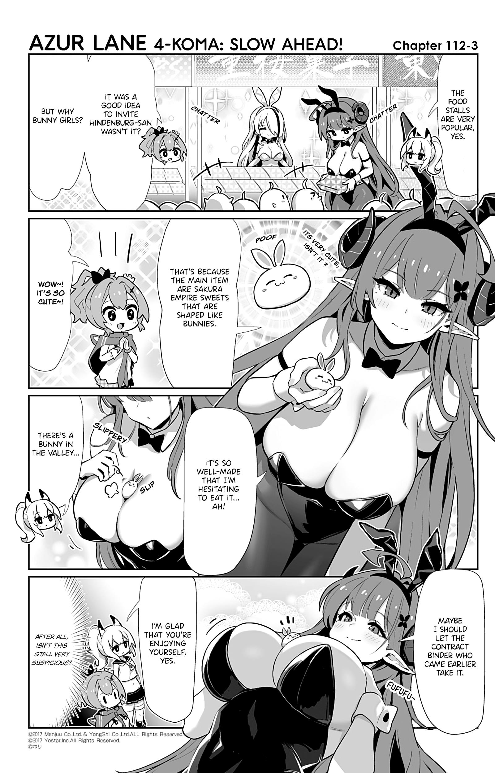 Azur Lane 4-Koma: Slow Ahead - Chapter 112: Hindenburg