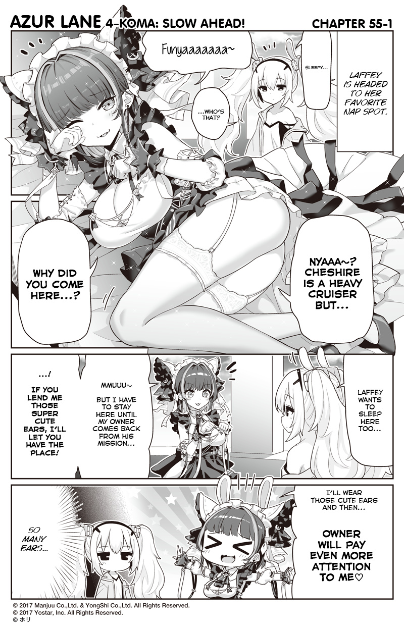 Azur Lane 4-Koma: Slow Ahead - Chapter 55