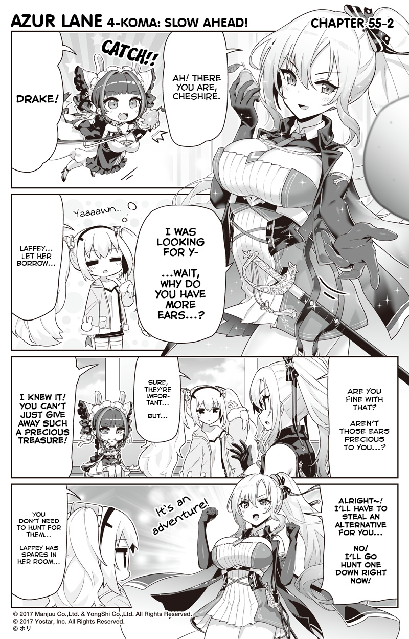 Azur Lane 4-Koma: Slow Ahead - Chapter 55