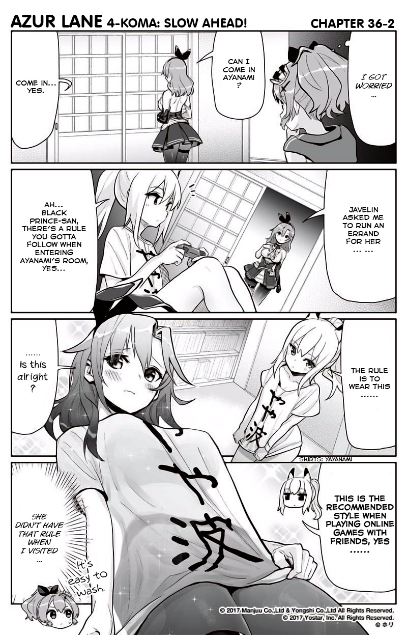 Azur Lane 4-Koma: Slow Ahead - Chapter 36