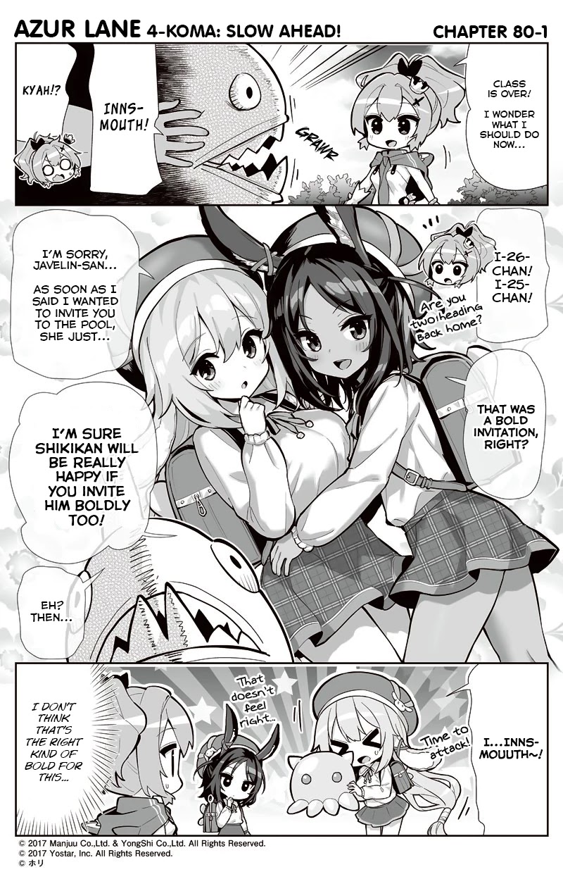 Azur Lane 4-Koma: Slow Ahead - Chapter 80