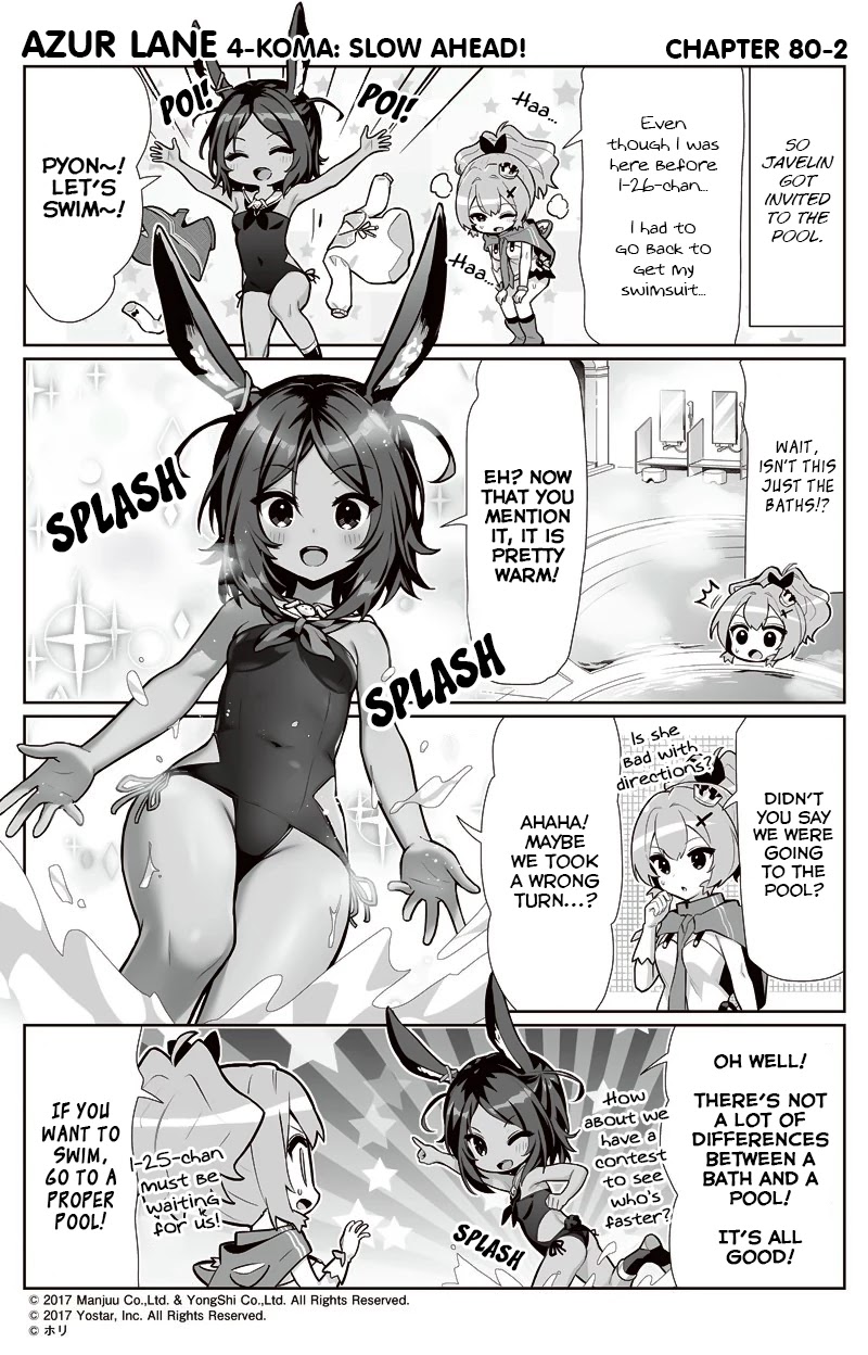 Azur Lane 4-Koma: Slow Ahead - Chapter 80