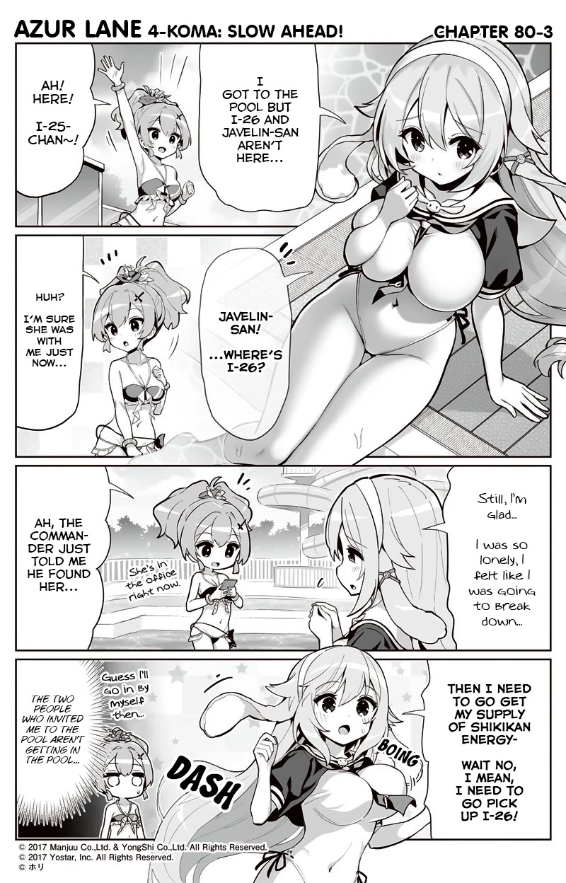 Azur Lane 4-Koma: Slow Ahead - Chapter 80