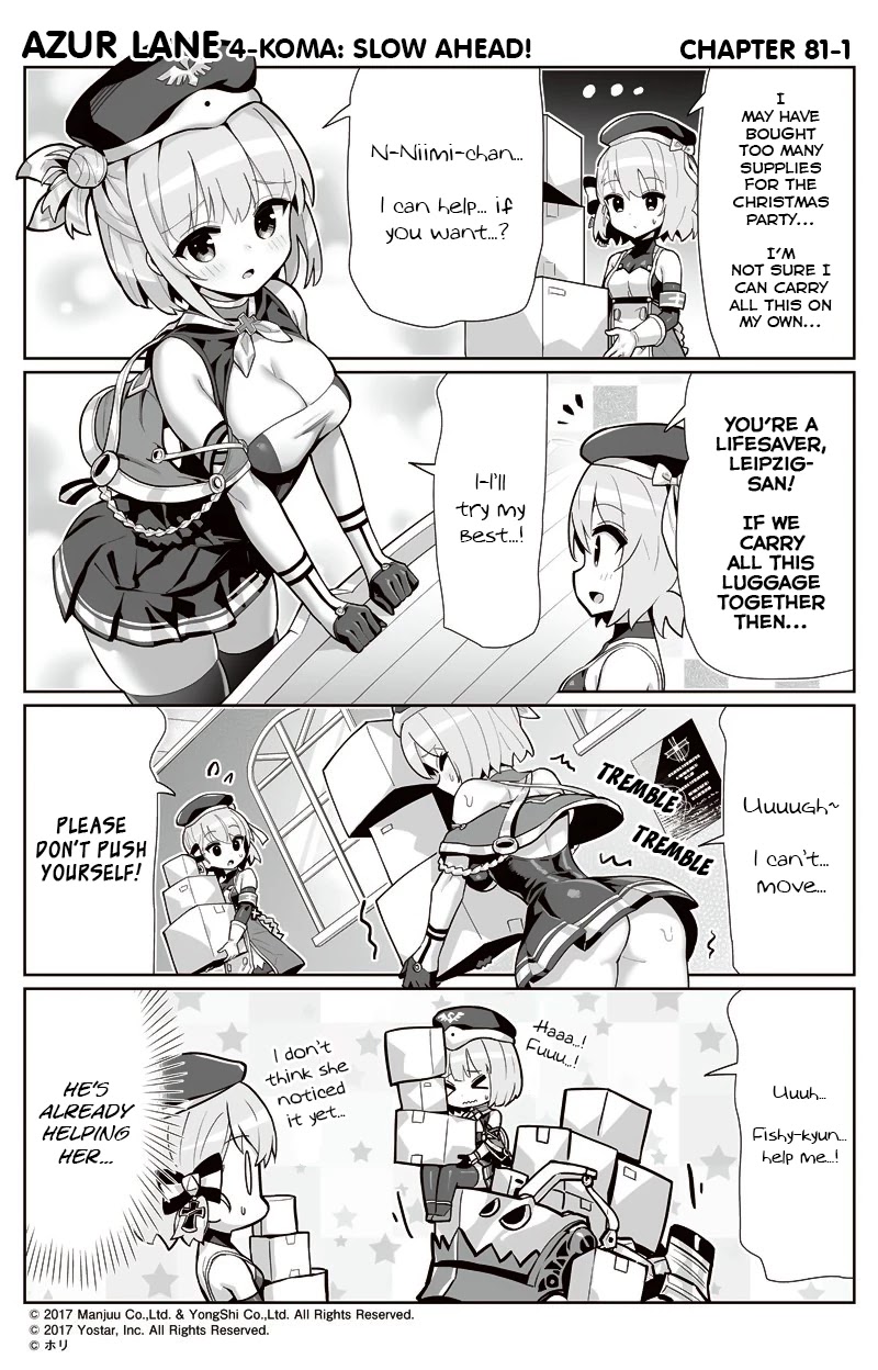 Azur Lane 4-Koma: Slow Ahead - Chapter 81