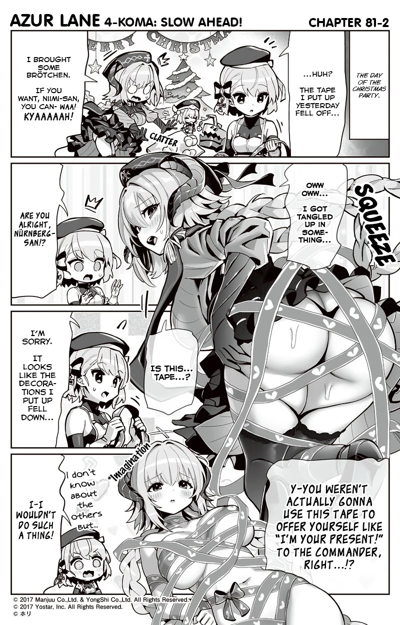 Azur Lane 4-Koma: Slow Ahead - Chapter 81