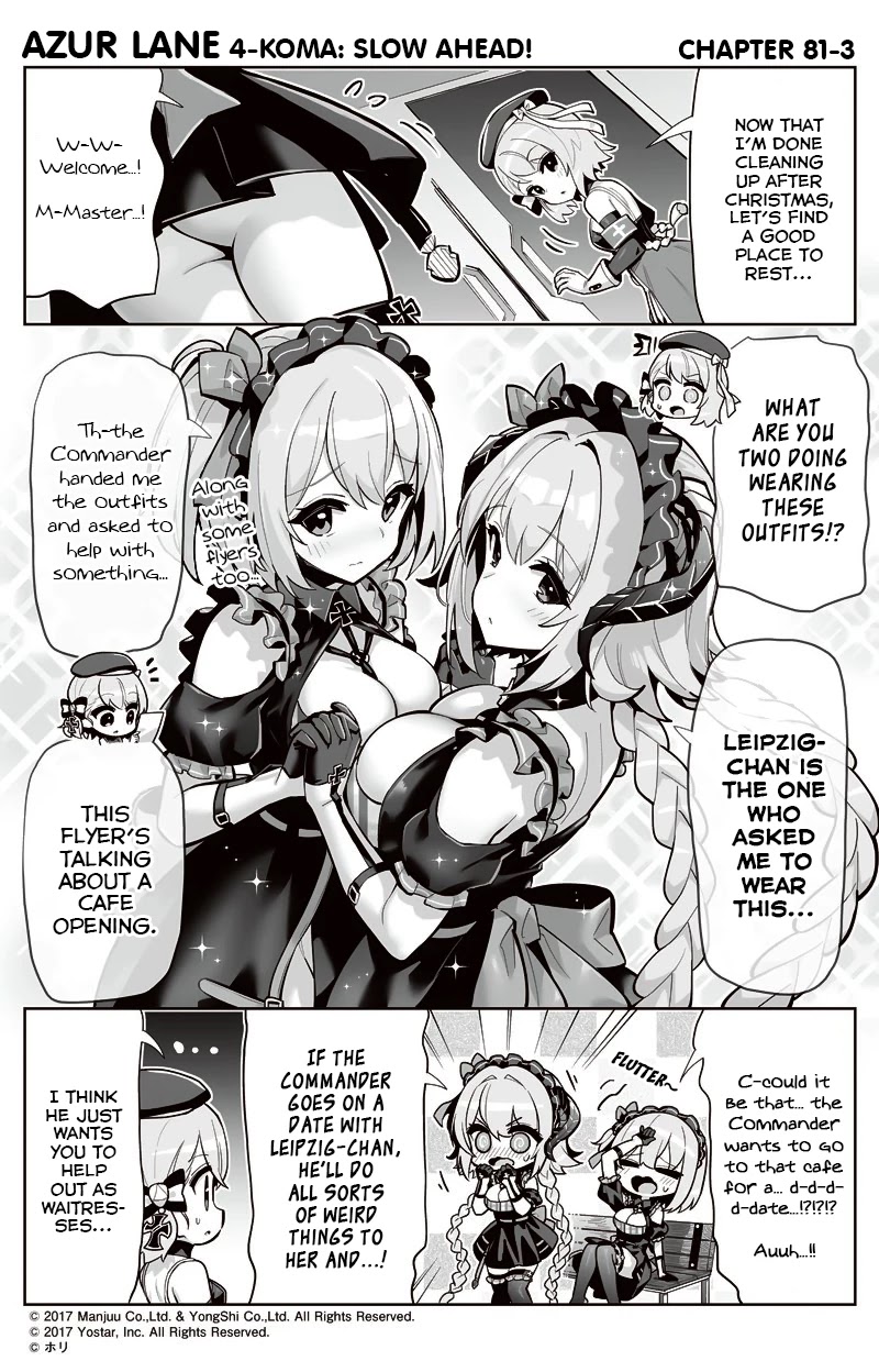 Azur Lane 4-Koma: Slow Ahead - Chapter 81