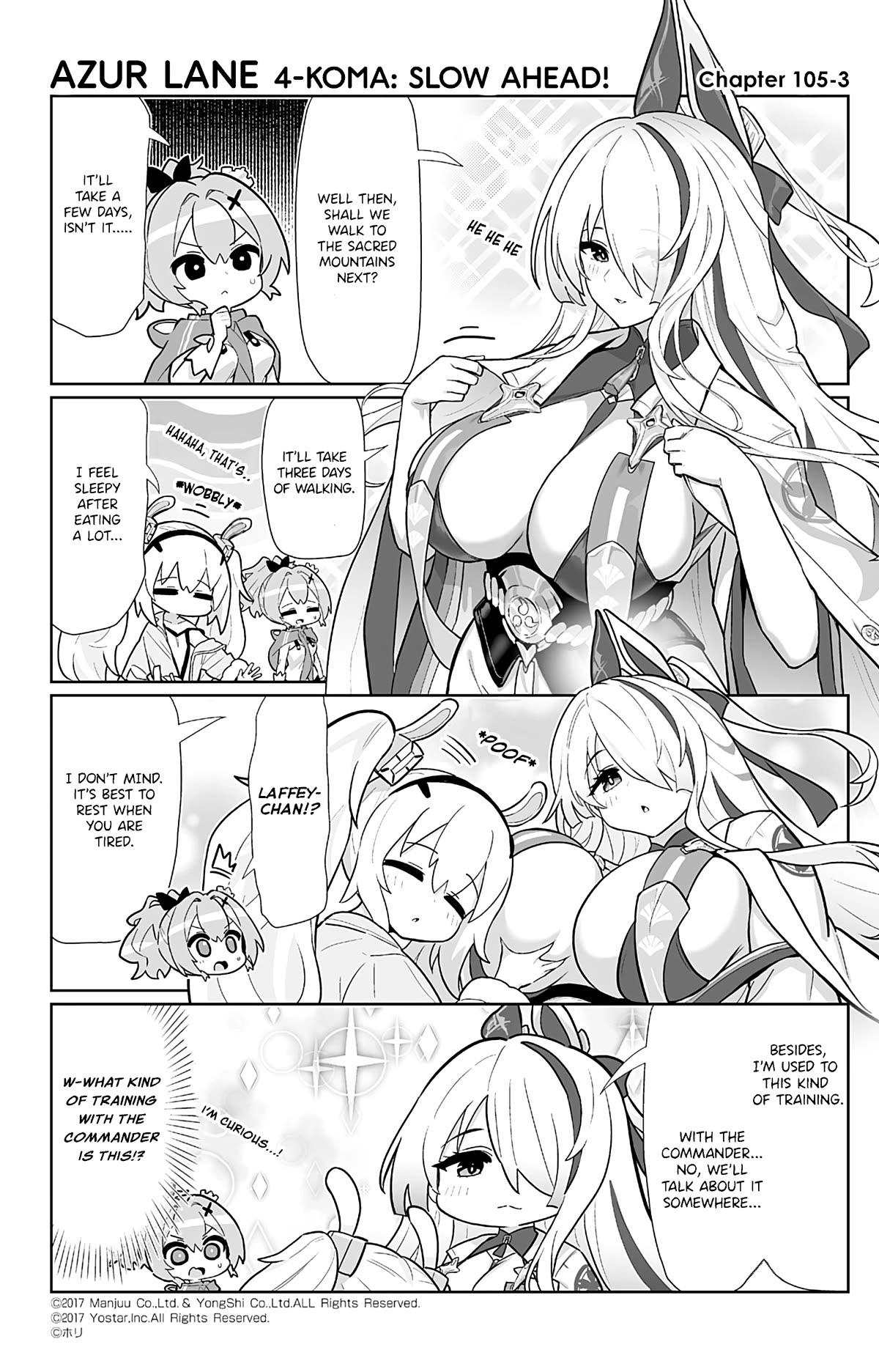 Azur Lane 4-Koma: Slow Ahead - Chapter 105: Unzen