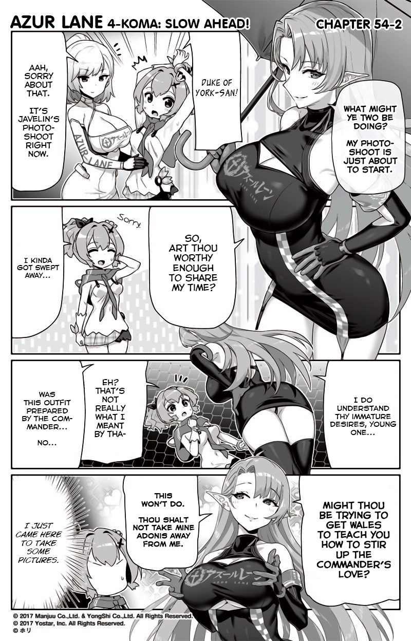 Azur Lane 4-Koma: Slow Ahead - Chapter 54