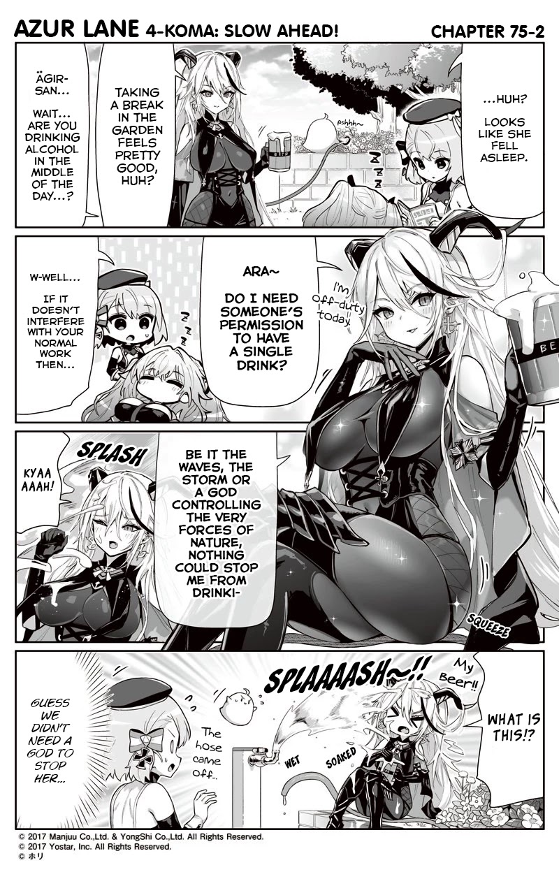 Azur Lane 4-Koma: Slow Ahead - Chapter 75