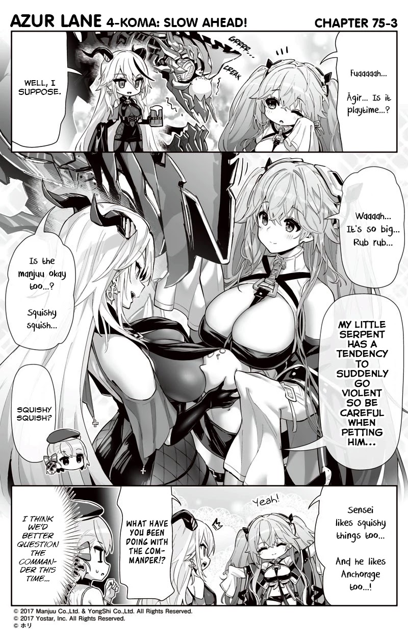 Azur Lane 4-Koma: Slow Ahead - Chapter 75