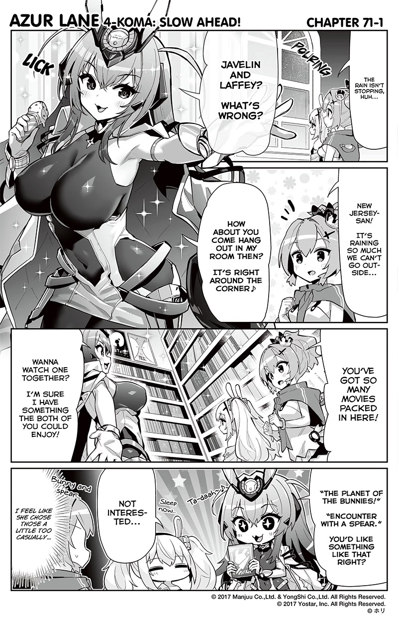 Azur Lane 4-Koma: Slow Ahead - Chapter 71