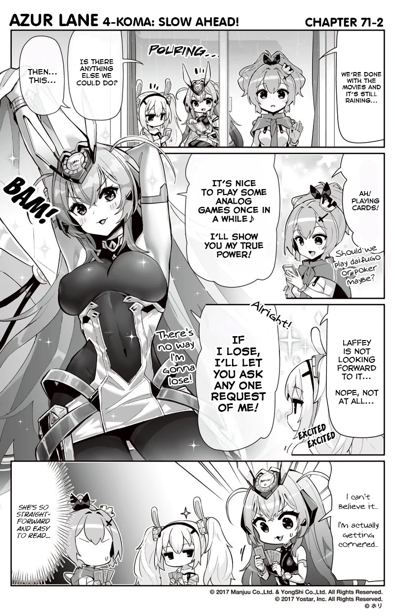 Azur Lane 4-Koma: Slow Ahead - Chapter 71