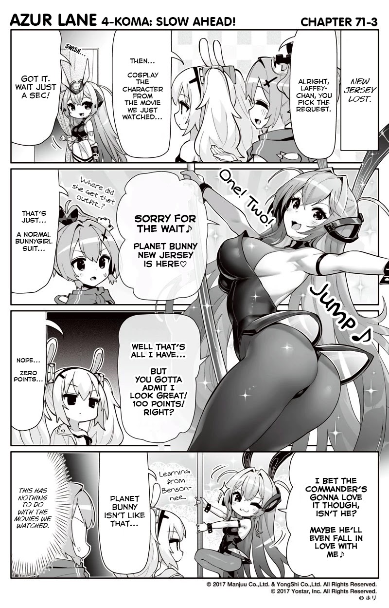 Azur Lane 4-Koma: Slow Ahead - Chapter 71