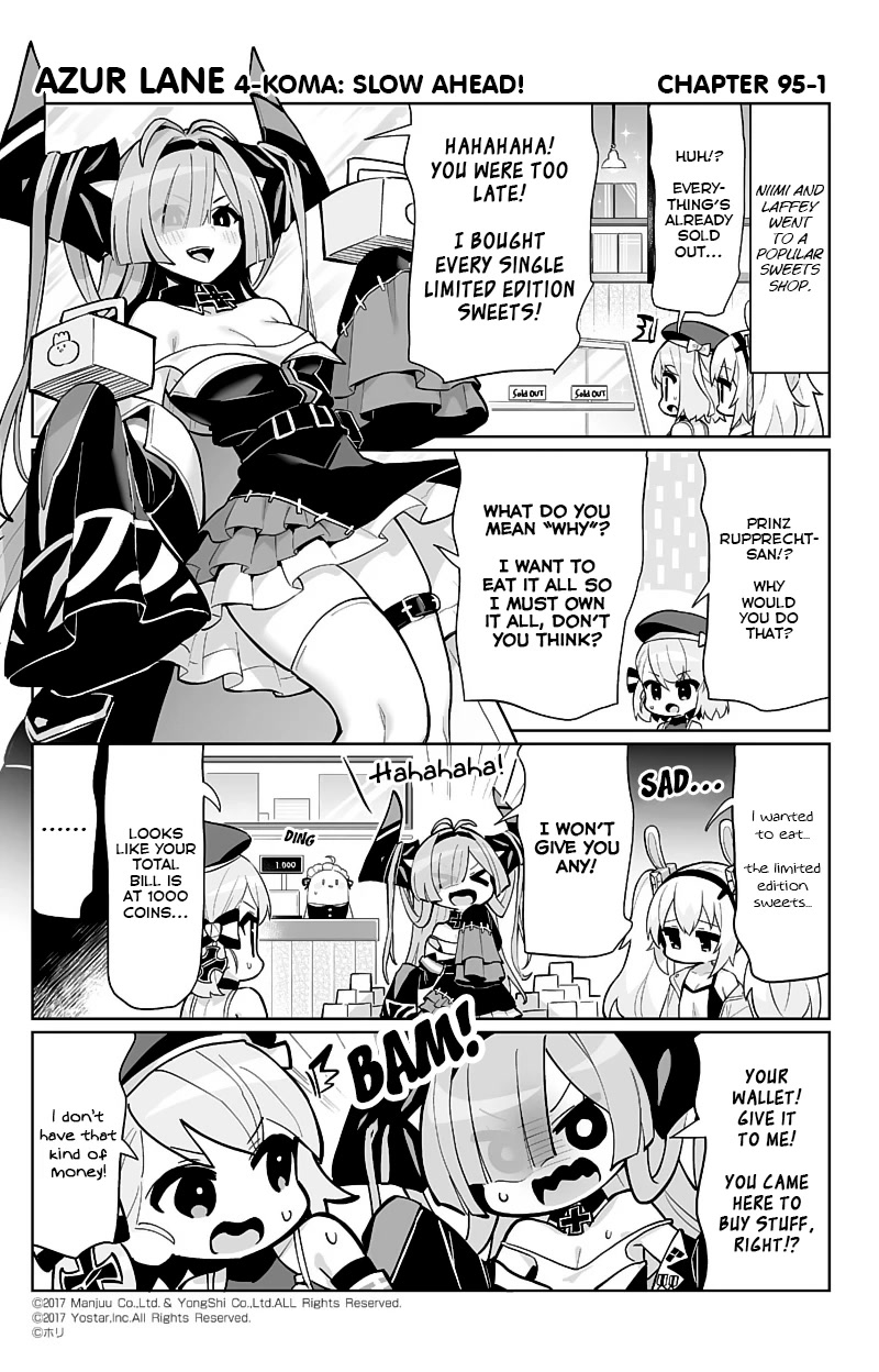 Azur Lane 4-Koma: Slow Ahead - Chapter 95