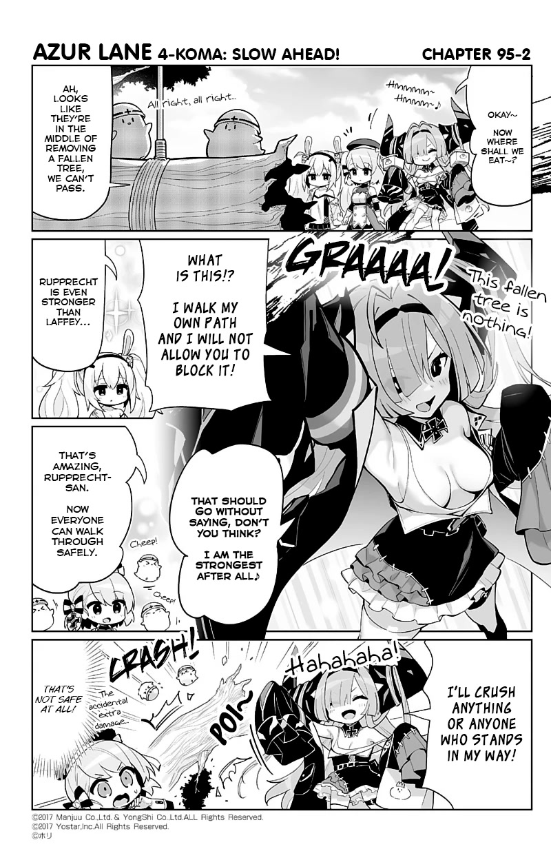 Azur Lane 4-Koma: Slow Ahead - Chapter 95