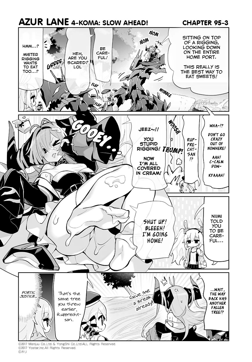 Azur Lane 4-Koma: Slow Ahead - Chapter 95