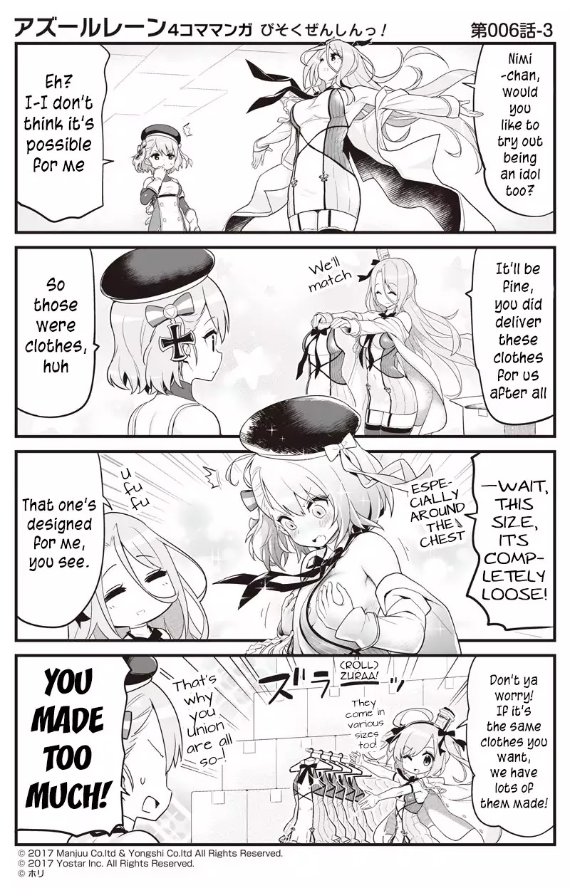 Azur Lane 4-Koma: Slow Ahead - Chapter 6