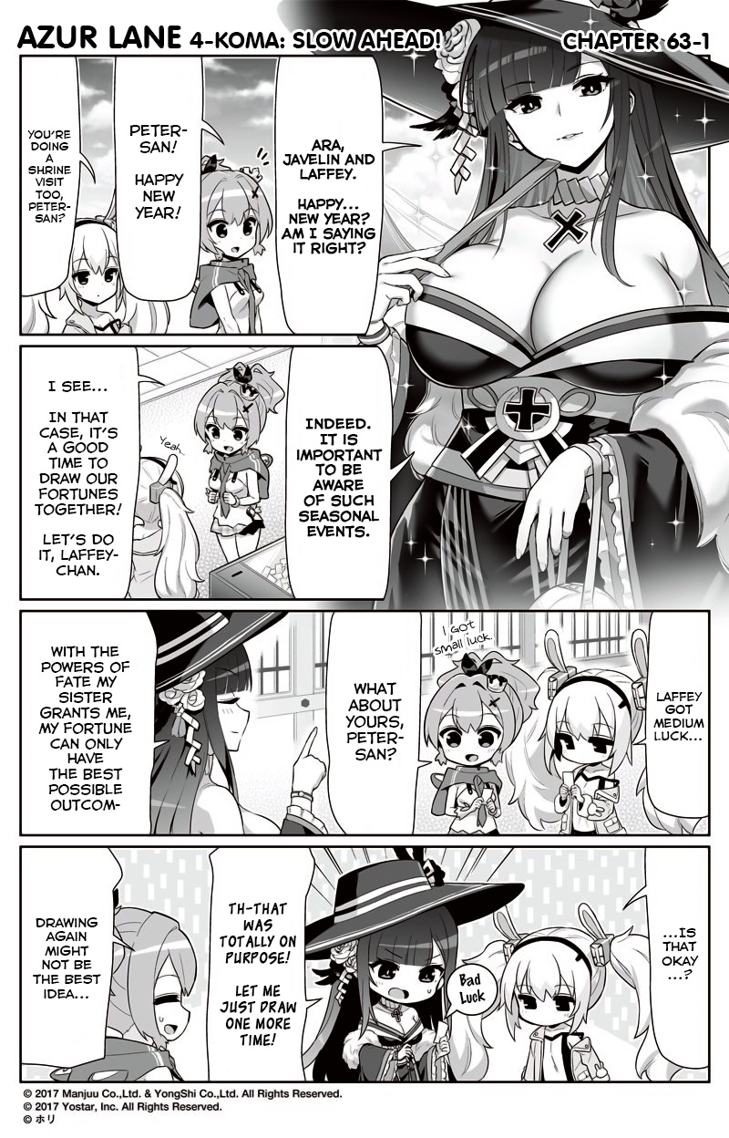 Azur Lane 4-Koma: Slow Ahead - Chapter 63