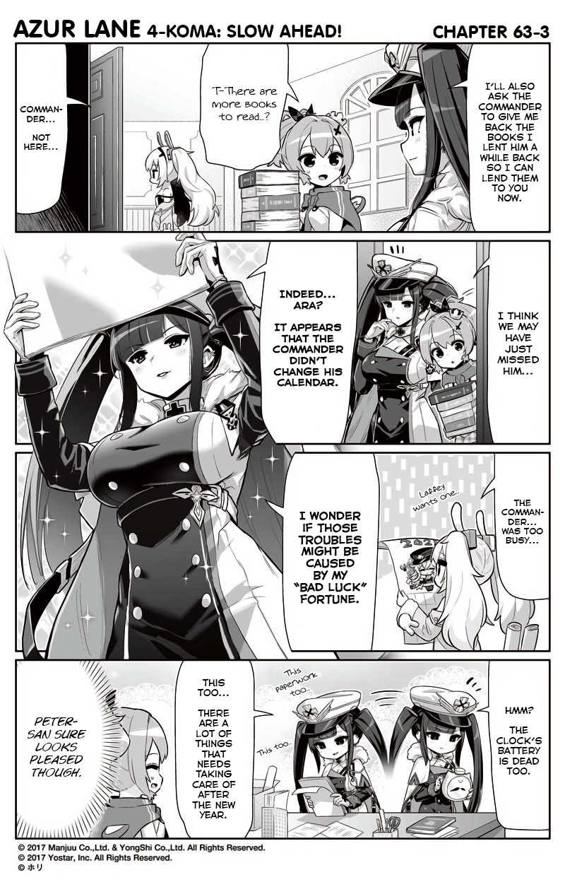 Azur Lane 4-Koma: Slow Ahead - Chapter 63