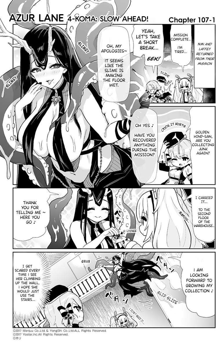 Azur Lane 4-Koma: Slow Ahead - Chapter 107