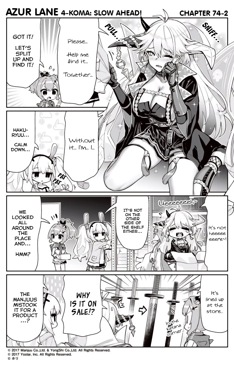 Azur Lane 4-Koma: Slow Ahead - Chapter 74