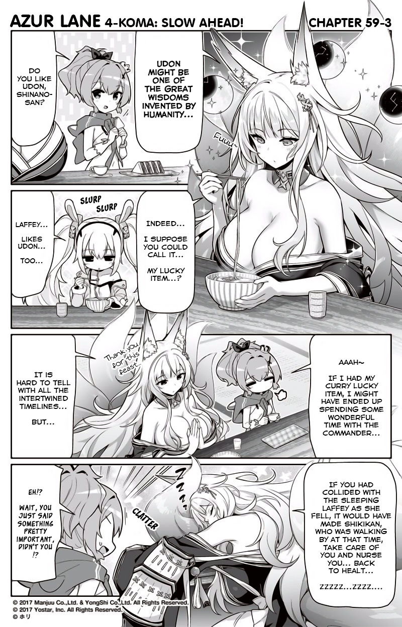 Azur Lane 4-Koma: Slow Ahead - Chapter 59