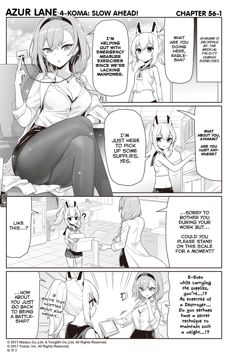 Azur Lane 4-Koma: Slow Ahead - Chapter 56