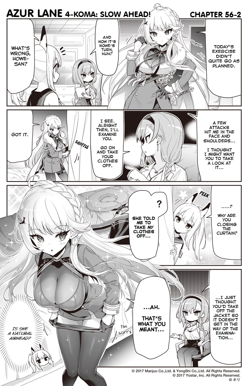 Azur Lane 4-Koma: Slow Ahead - Chapter 56