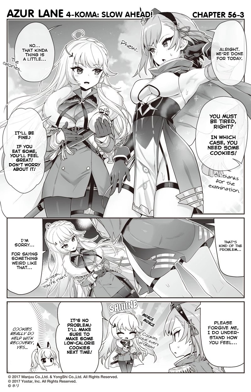 Azur Lane 4-Koma: Slow Ahead - Chapter 56