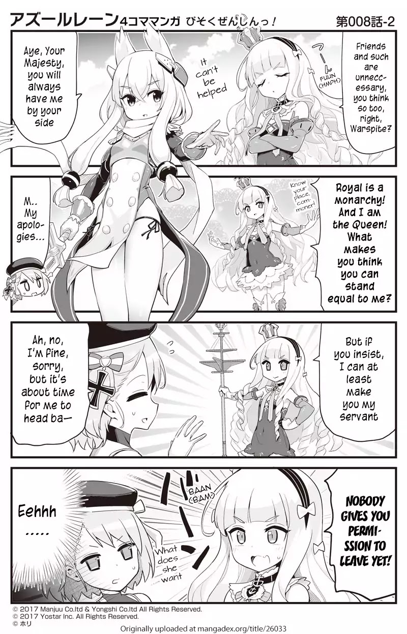 Azur Lane 4-Koma: Slow Ahead - Chapter 8