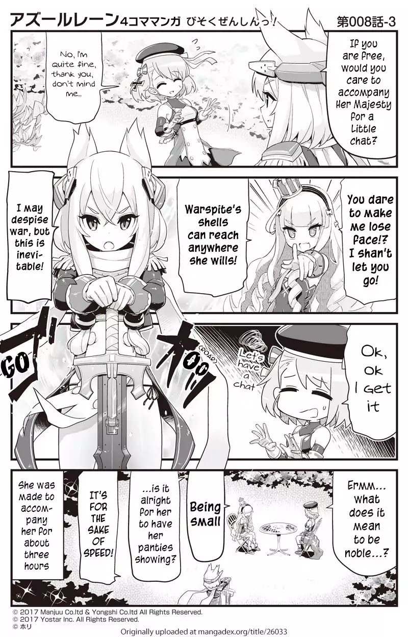 Azur Lane 4-Koma: Slow Ahead - Chapter 8