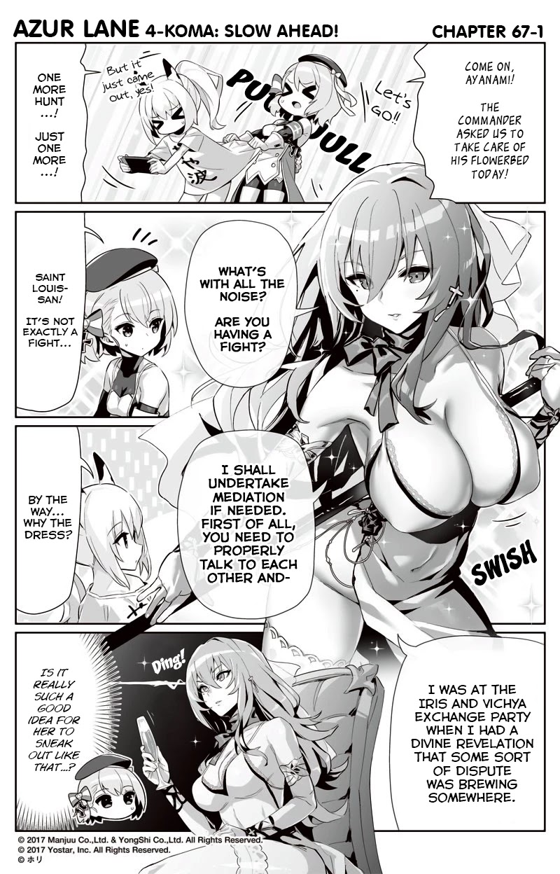 Azur Lane 4-Koma: Slow Ahead - Chapter 67