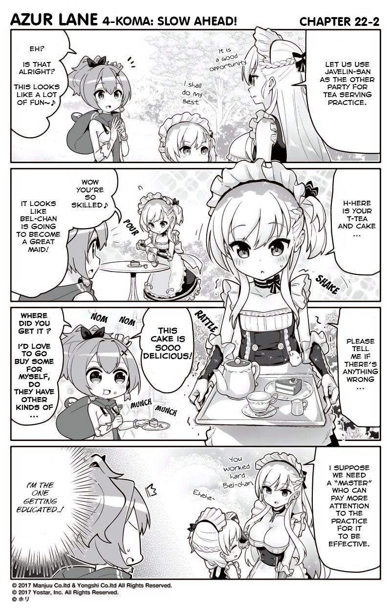 Azur Lane 4-Koma: Slow Ahead - Chapter 22