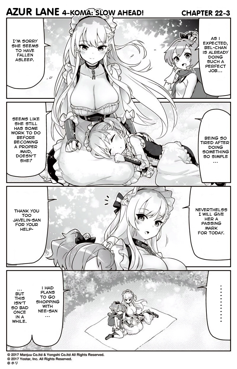 Azur Lane 4-Koma: Slow Ahead - Chapter 22