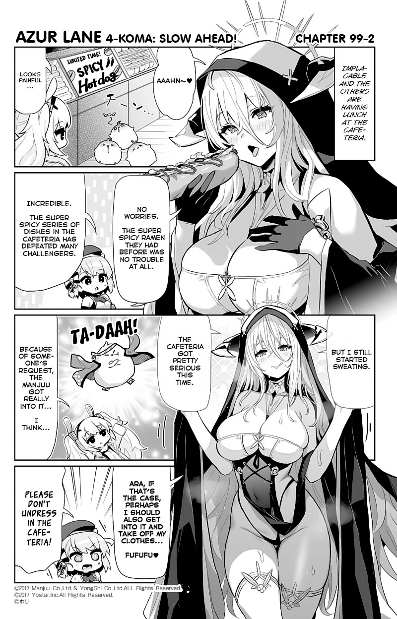 Azur Lane 4-Koma: Slow Ahead - Chapter 99