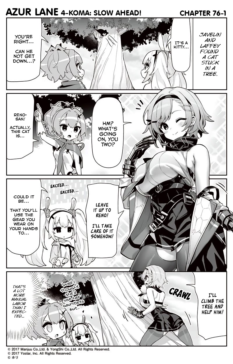 Azur Lane 4-Koma: Slow Ahead - Chapter 76