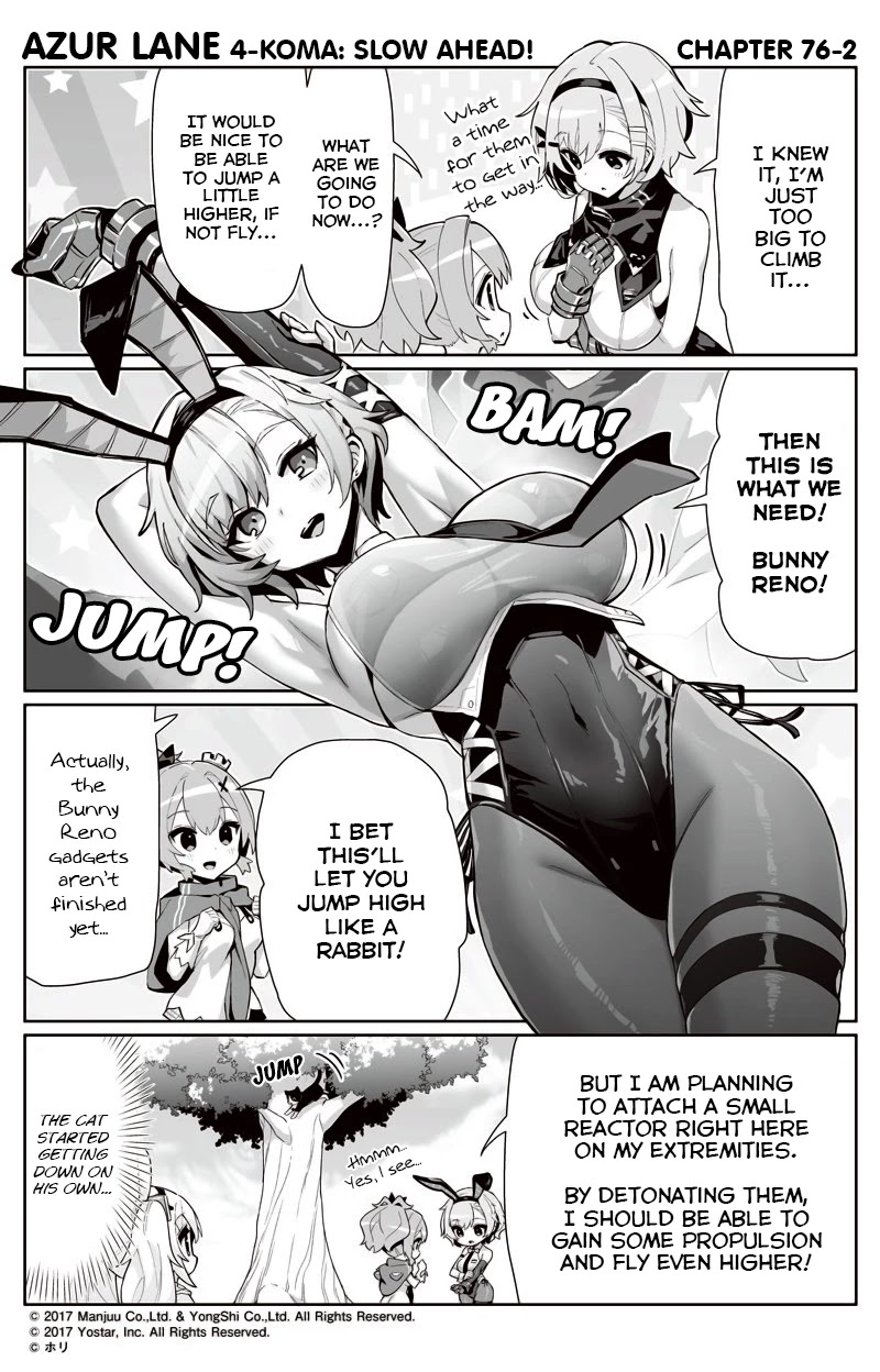 Azur Lane 4-Koma: Slow Ahead - Chapter 76