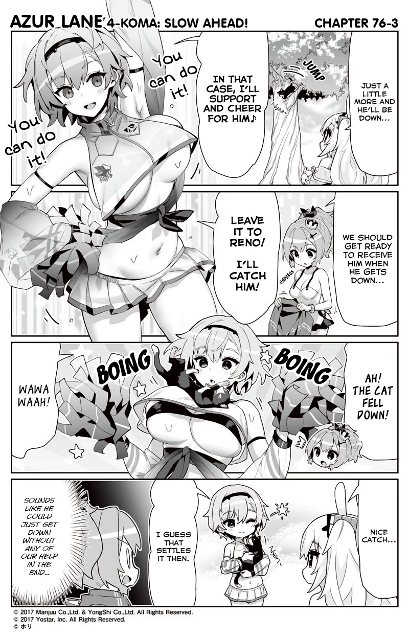 Azur Lane 4-Koma: Slow Ahead - Chapter 76