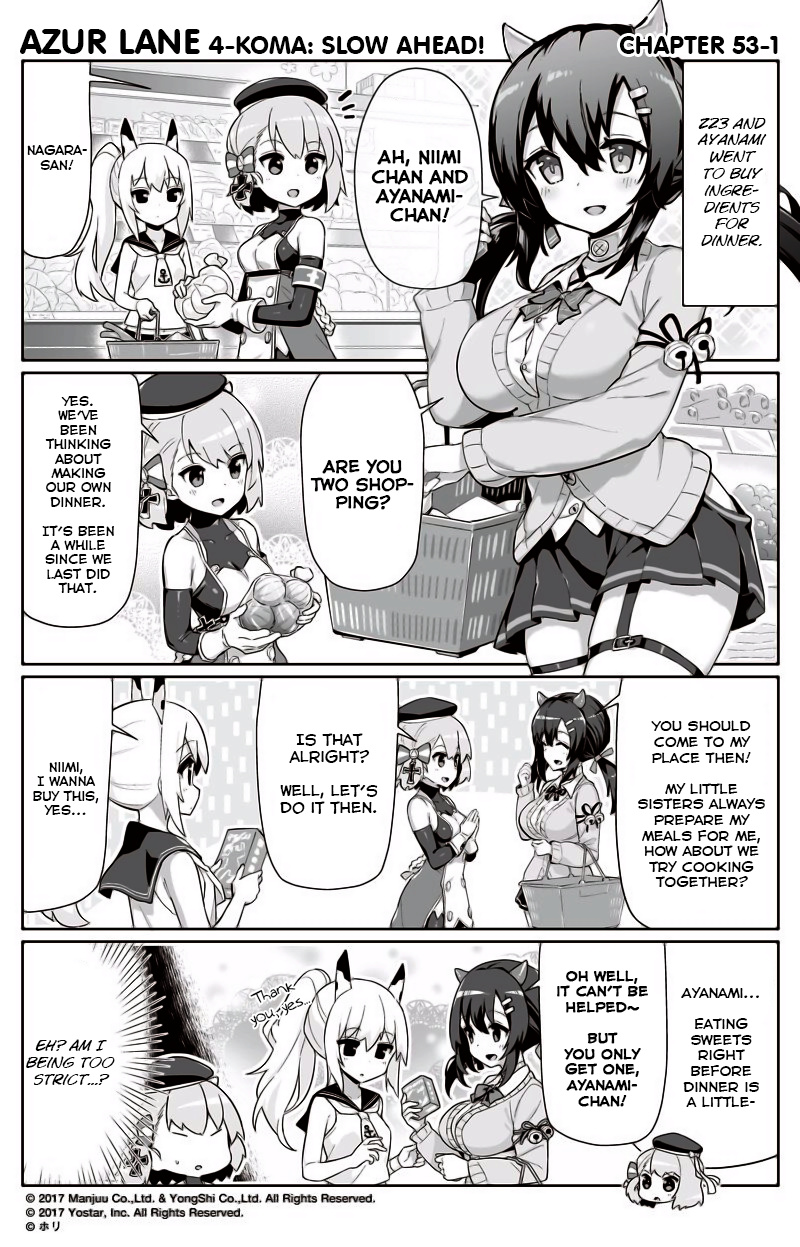 Azur Lane 4-Koma: Slow Ahead - Chapter 53