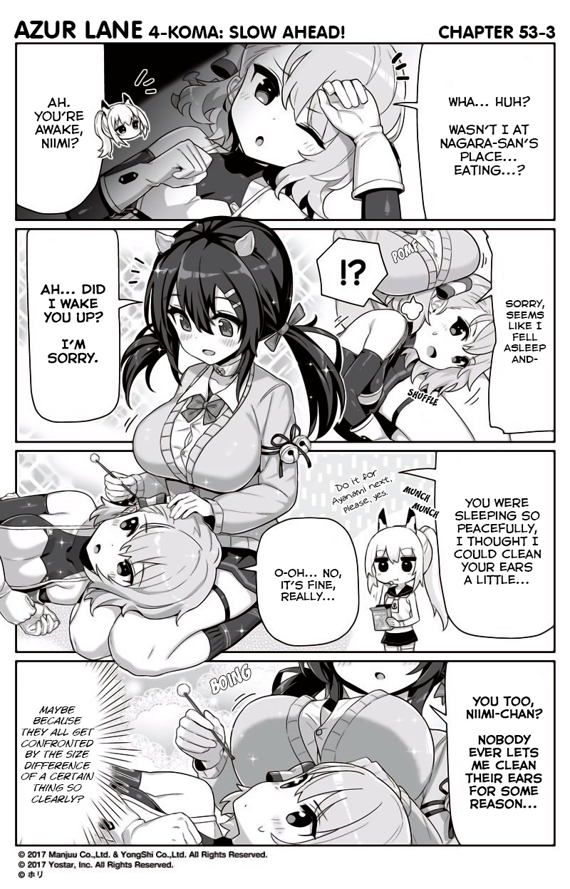 Azur Lane 4-Koma: Slow Ahead - Chapter 53