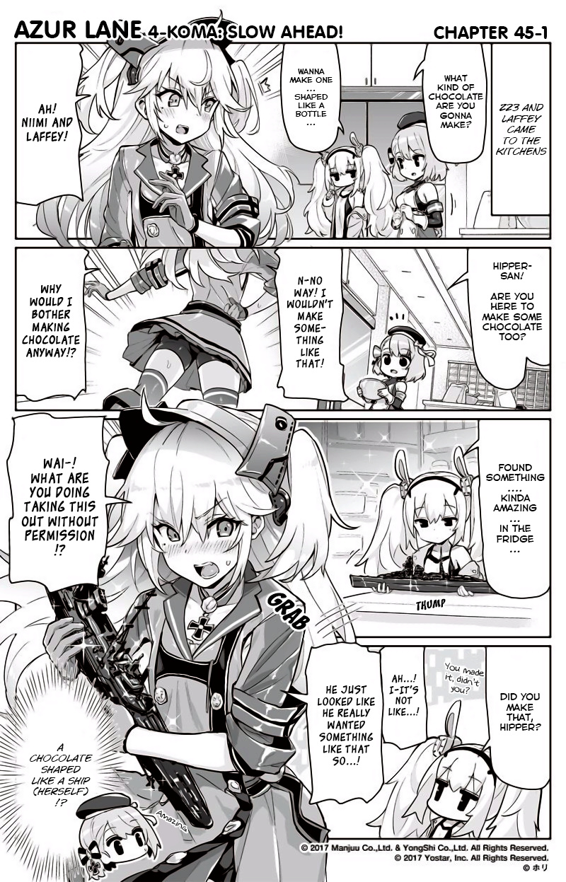 Azur Lane 4-Koma: Slow Ahead - Chapter 45