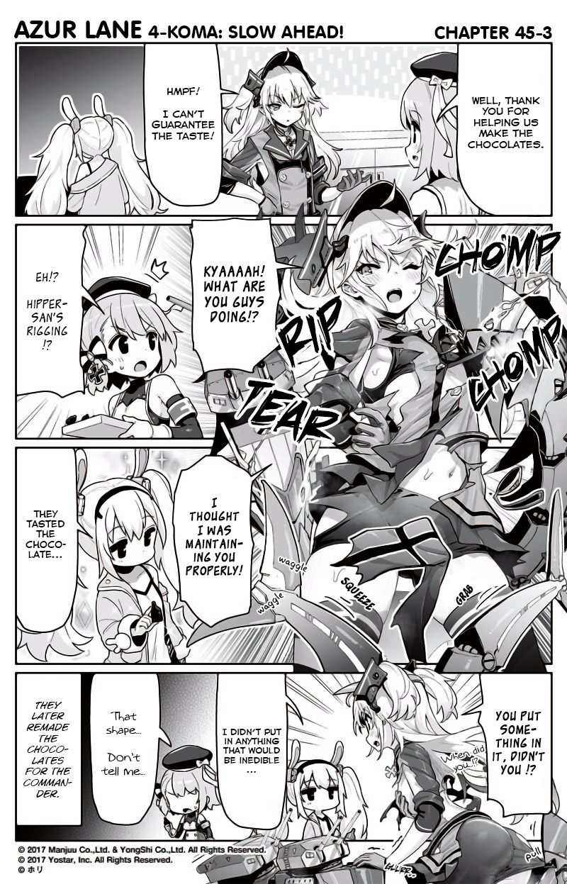 Azur Lane 4-Koma: Slow Ahead - Chapter 45