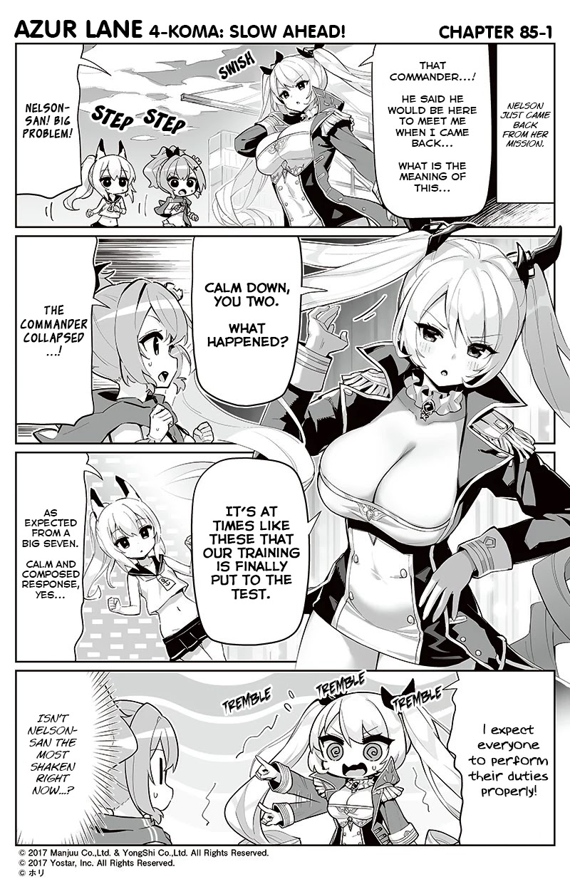 Azur Lane 4-Koma: Slow Ahead - Chapter 85