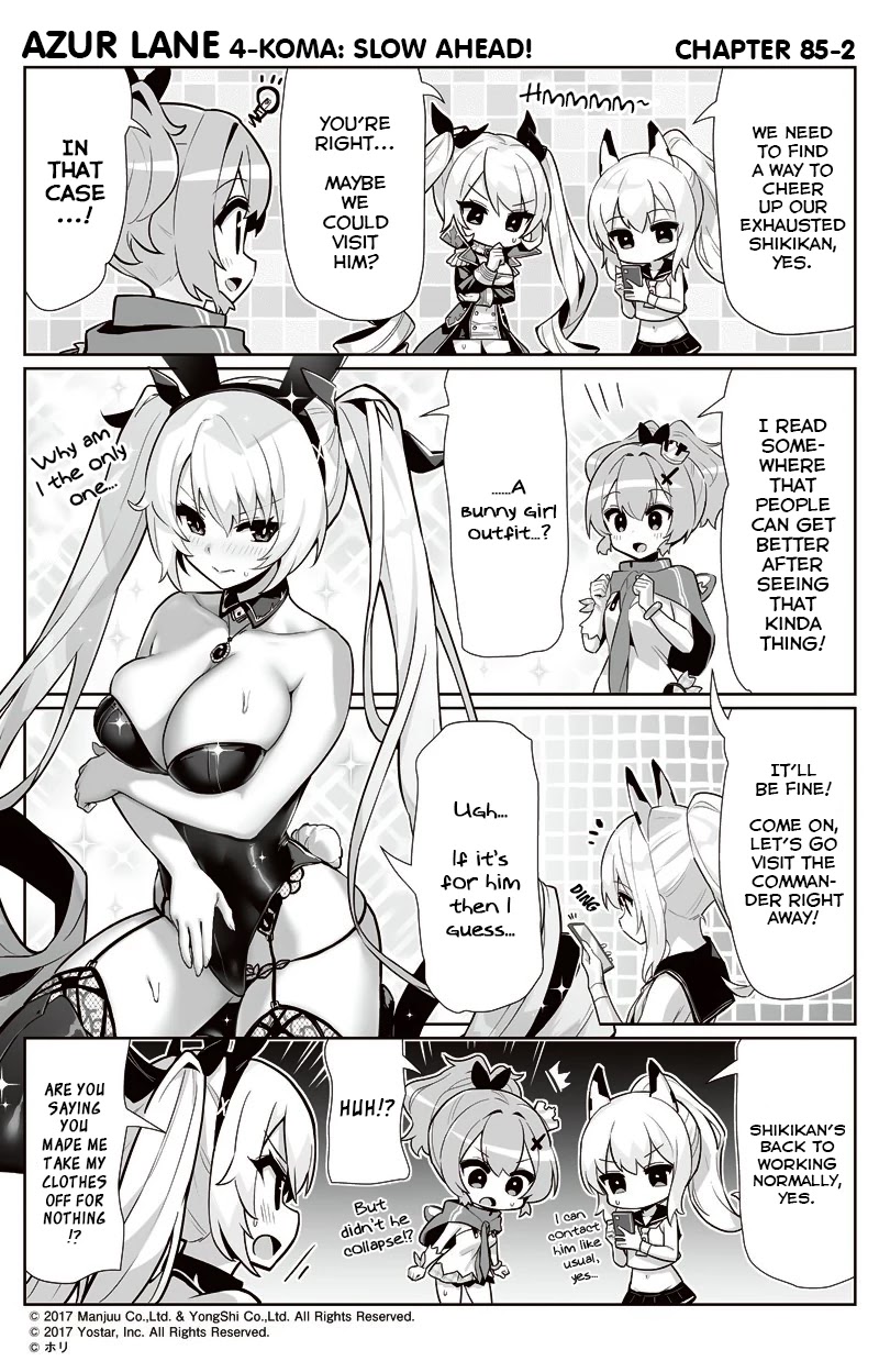 Azur Lane 4-Koma: Slow Ahead - Chapter 85