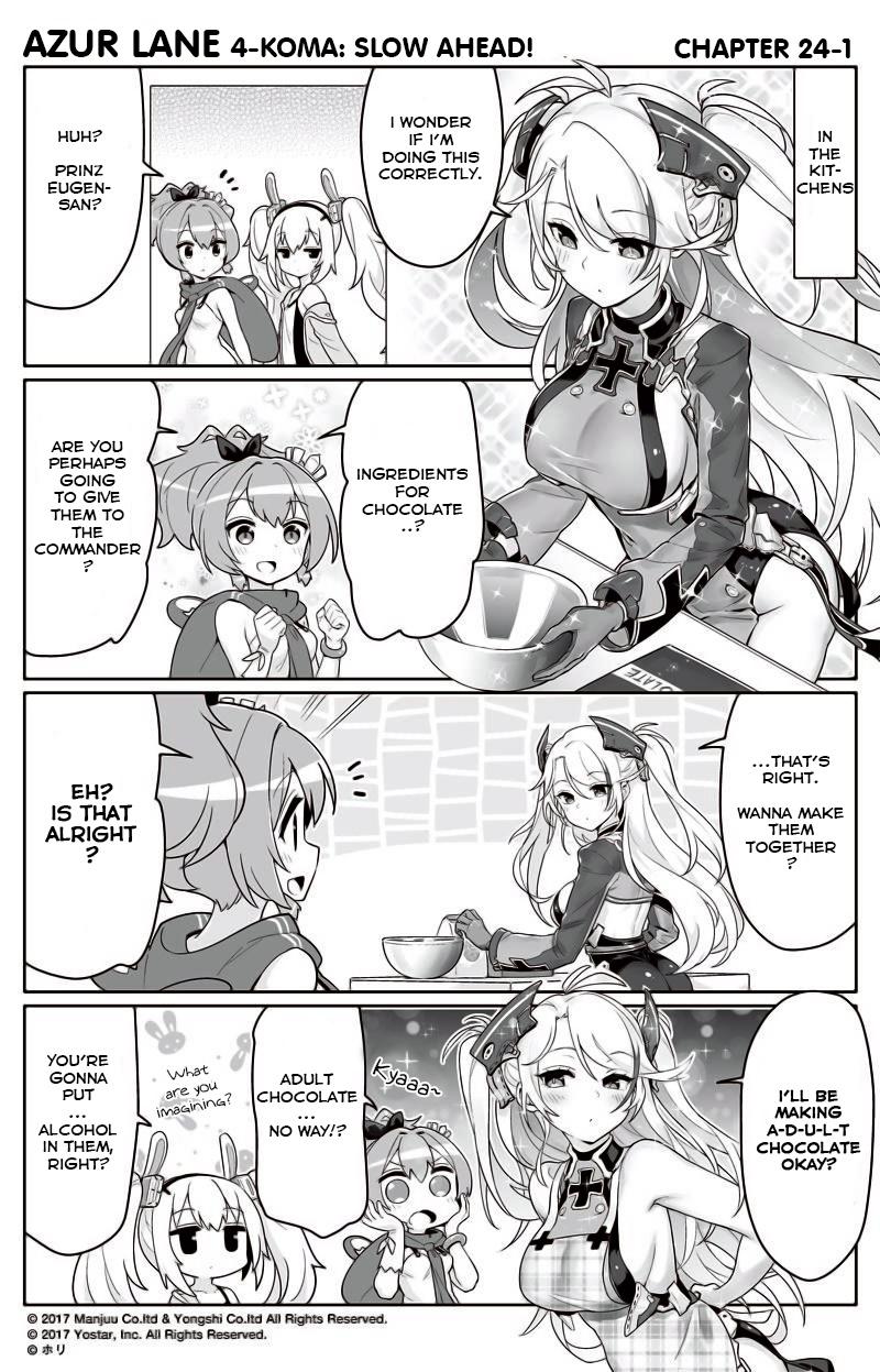 Azur Lane 4-Koma: Slow Ahead - Chapter 24