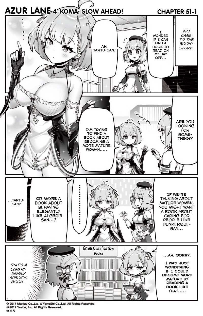 Azur Lane 4-Koma: Slow Ahead - Chapter 51